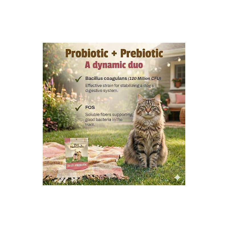 Pet Naturals Suplementos Naturales Digestión Diaria para Gatos