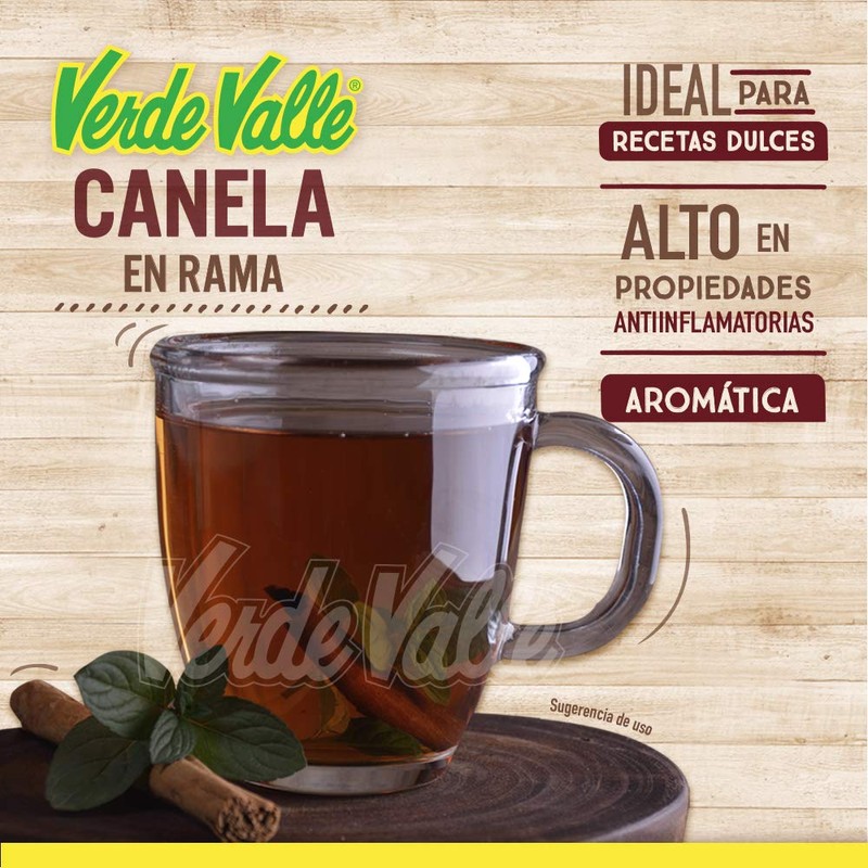 Verde Valle Canela En Rama - 30 g