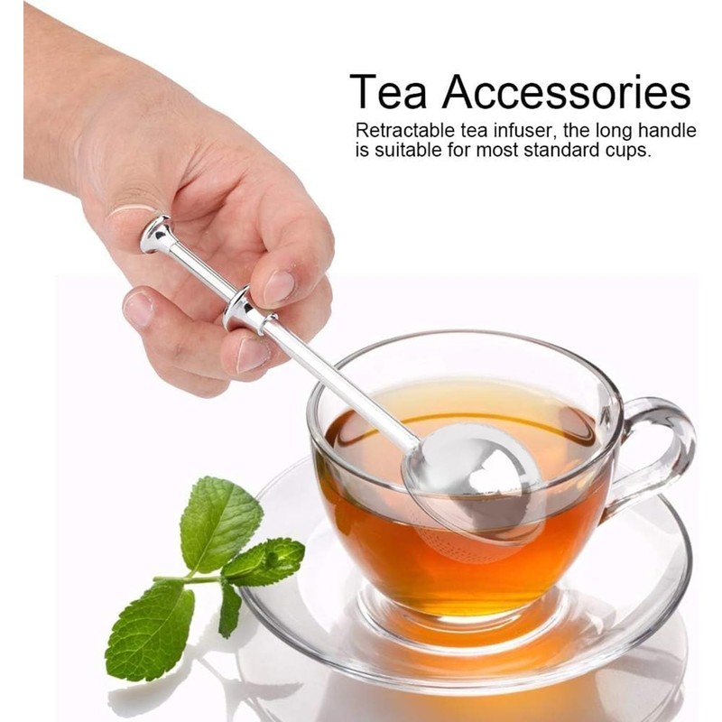 2 pcs Baker's Dusting Wand for Baking, Long Handle Tea