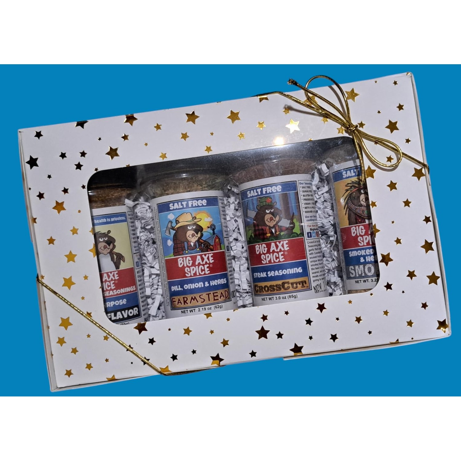 Big Axe Spice Salt-Free Seasonings 4-Pack North American Cuisine Gift ...