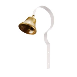 ST TS Antique Doorbell, Entrance Bell, Door Chime, Call Bell, Entrance Door, Interior, Retro (02, White)