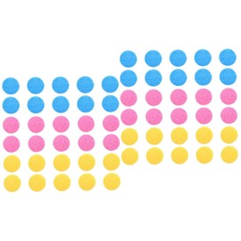 FOMIYES 2sets Makeup Sponges Round Face Sponges Facial Exfoliating for Makeup Removal Deep Cleansing and Pore Cleaning Tool 30pcs*2