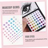 minkissy 12sheets Face Jewels Stickers Body and Makeup Gems for