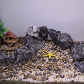 VOCOSTE Coral Artificial Coral Coral Reef Decoration Aquarium Aquarium Decoration Yellow 6x6.2cm