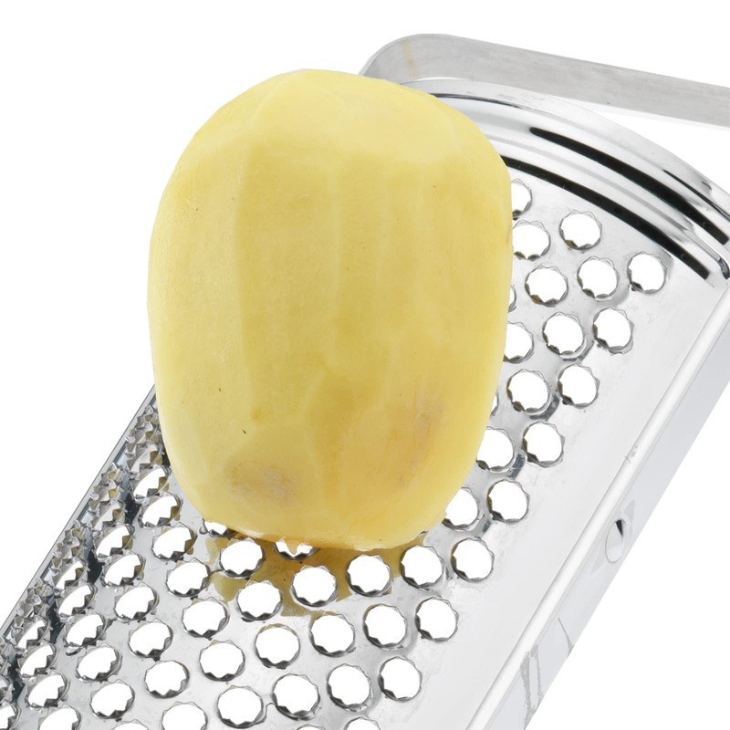 Westmark Grattugia con fori tondi a corona, acciaio inox, argento,