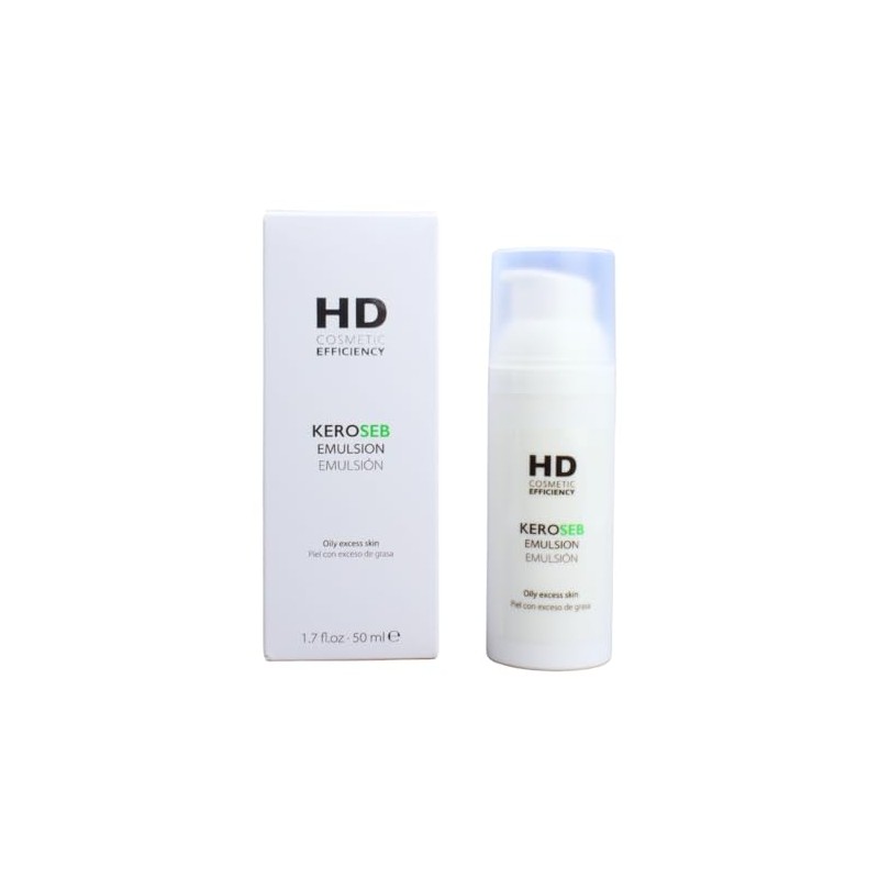 HD Cosmetic Efficiency KEROSEB EMULSIN 50 mL, para pieles con