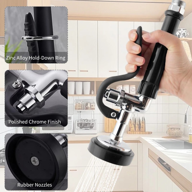 MDHAND Pre Rinse Sprayer Commercial Kitchen Faucet Replacement Parts Rinse