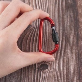 Mountaineering buckle carabiner loop hiking ring 8ea