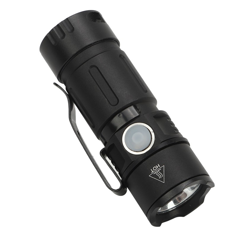 800LM Mini Flashlight Small Pocket EDC Light USB Rechargeable Keychain