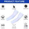 TEVEUNI Arm Sleeve, Arm Cover, Arm Compression, Supporter, Elbow Supporter,