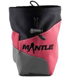 Mantle Chalk Bag Crimpy in Black/Apricot/Grey for Climbing Chalk for Bouldering and Climbing