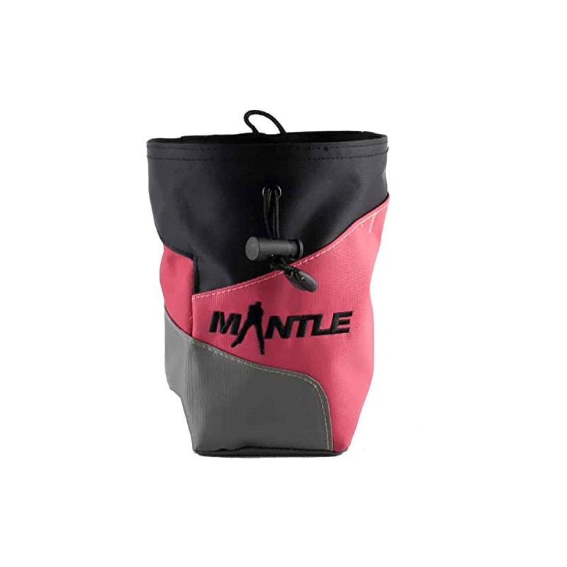Mantle Chalk Bag Crimpy in Black/Apricot/Grey for Climbing Chalk for