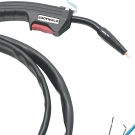 eddyweld 8Ft Mig Gun Compatible with Lincoln Century FC 90 Flux-Cored Wire-Feed Welder consumables and Give away nozzle tips