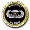 US Army Parachutist 5 Combat Jumps Badge Challenge Coin