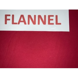 45” Wide 100% Cotton Flannel Festive Flannel Red