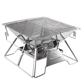 Stainless steel folding portable barbecue stove outdoor barbecue camping barbecue equipment barbecue rack