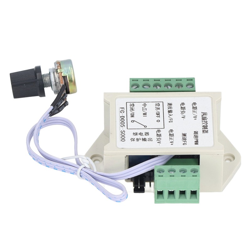 Fan Speed Controller 4 Wire Speeds Control Socket Ventilation Heat