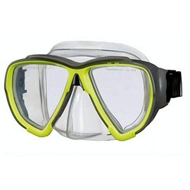 Beco Unisex - Adult Porto Diving Mask, Yellow, One Size