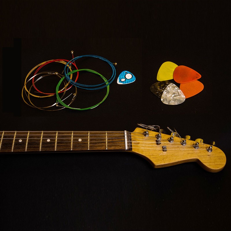 Bememo 2 Sets of 6 Guitar Strings Replacement Steel String