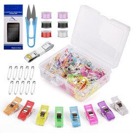 Sewing Clips for Fabric and Quilting,CLYAIYLC 109pcs Embroidery Clips of Sewing Products for Sewing Supplies and Accessories Set Comes with Accessory Kit