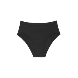 KNIX Kt Full Coverage Cotton Modal Super Leakproof Bikini - Period Underwear for Teens - Machine Washable - Black, X-Small