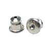 STERLING SILVER 925 AMTHTEW-030 Sterling Silver 925 Earrings Studded Rock