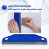 Paint Shield,Paint Cutting in Tools,Paint Edging Tool,with 4Pcs Plastic Scrapers,Skirting