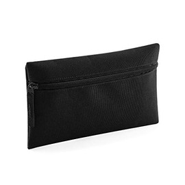 Quadra Classic Zip Up Pencil Case (One Size) (Black)