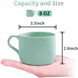 Jeuhoue Panda Ceramic Cup Hidden 3D Animal Inside Mug,8 oz, Lovely Mug for Christmas, Birthday, Valentine's Day Gifts, Surprise Gifts for Friends and Families (Panda 8oz)