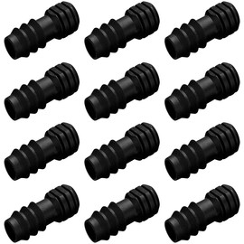 Irrigation Connection Kit for Hoses 12 Pieces Set, Hose Corner Connector, Hose Connector for 16 mm Irrigation System (End Plug 16 mm)