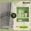 Suteck 16" x 20" Shower Niche Double Shelf -Yellow Rectangle
