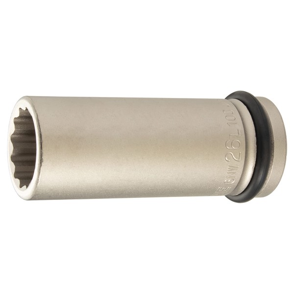 TONE 6NW-26L100 Impact Long Socket (12 Square), Drive Angle 0.7