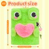Frog Diary for Girls with Lock, Plush FrogToys Gift for