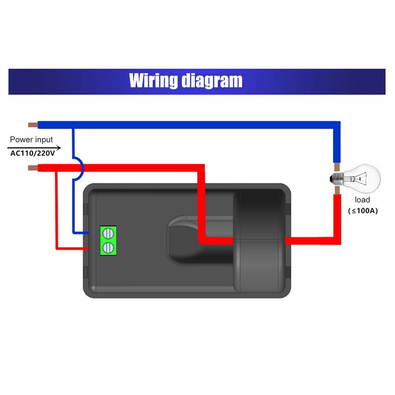 PZEM-028 AC Digital Meter Voltmeter Ammeter 0~100A/400V Power Factor Meter