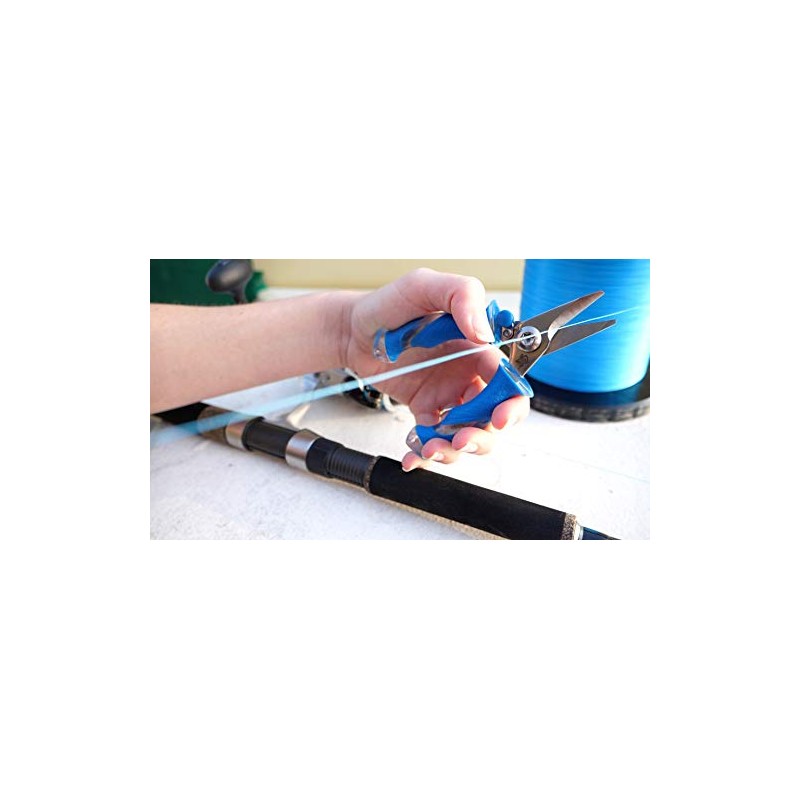 CUDA 5.25" Titanium Bonded Mini Snips Compact Durable Fishing Braid,