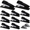 Yahenda 10 Pieces Staplers for Desk Black Stapler Bulk with