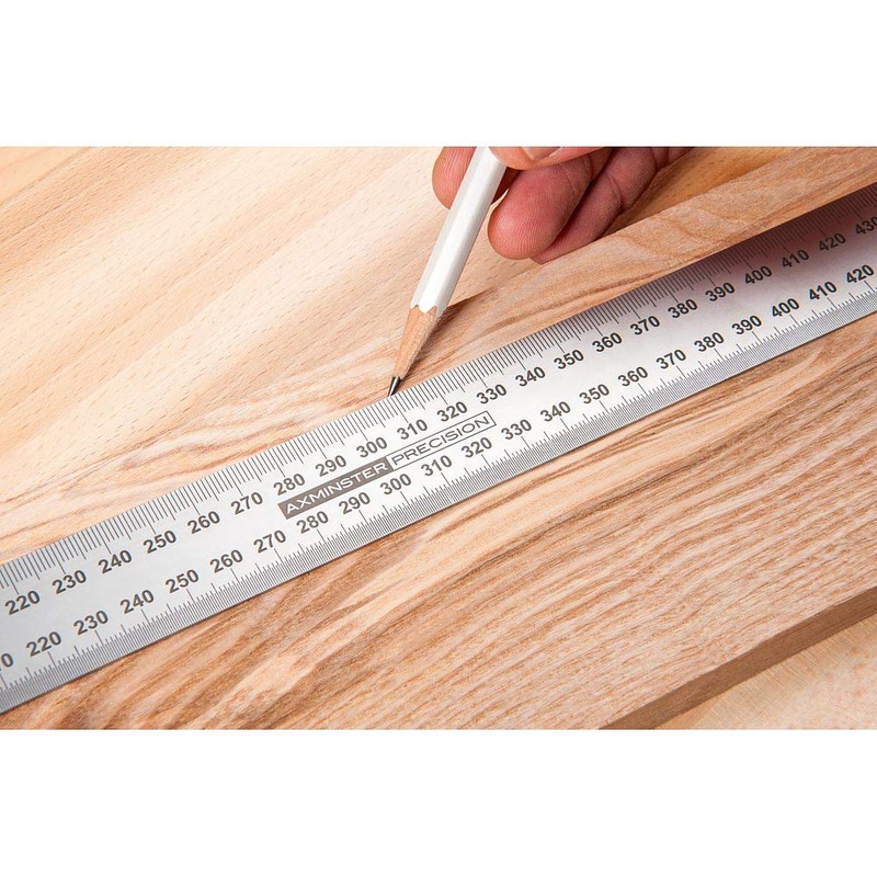 Axminster Precision Stainless Steel Metric Rule - 600mm