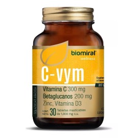 Biomiral Vitamina C + Betaglucanos + Zinc + Vitamina D3