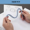 YUHENGCT Flexible Ruler, Curved Ruler, 15.7 inches (40 cm), Snake