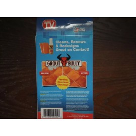 Grout Bully TAN 4OZ Cleaning Solution & 2 Bully Erasers~Clean Grout TAN COLOR