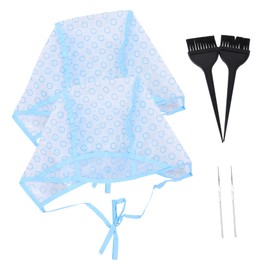 BIUDECO 6pcs Diy Disposable Highlighting Cap Brush Set for Hair Dyeing Tipping Caps for Frosting Salon Hair Coloring Home Use Kit