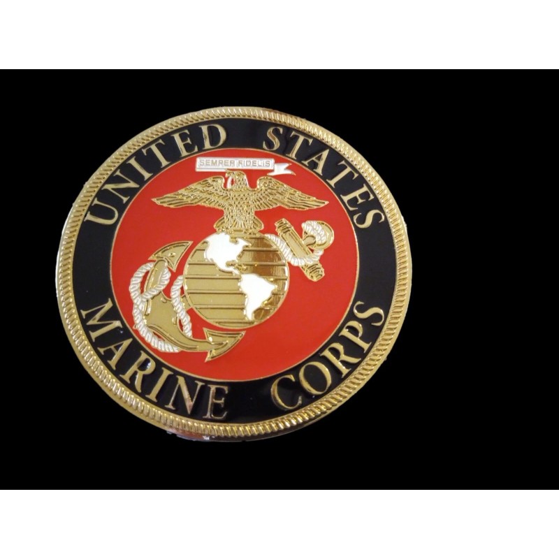 U.S MARINE CORPS EGA USMC AUTOMOBILE GRILL EMBLEM AUTO HOME