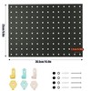 IWTTWY Tool Wall Perforated Metal Tool Holder Wall Garden Tool