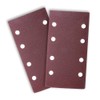 ExcInter 10PCS 93x185mm Sandpaper Sanding Paper 8 Holes Loop Sand