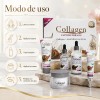 Crema Rejuvenecedora Colágeno, Baba Caracol, Hidrata Kit 5pz