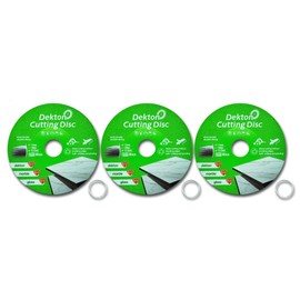 Generic 3 Pcs 4.5 in 115mm Cutting Wheel Pro for Dekton, 7/8 in Arbor, Industrial-Grade Vacuum Brazed Diamond Cutting Disc, Fits Dekton Sintered Stone Marble Glass Ceramic etc.