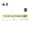 Vessel GM142065 Gold Double Sided Bit + 2 x 65