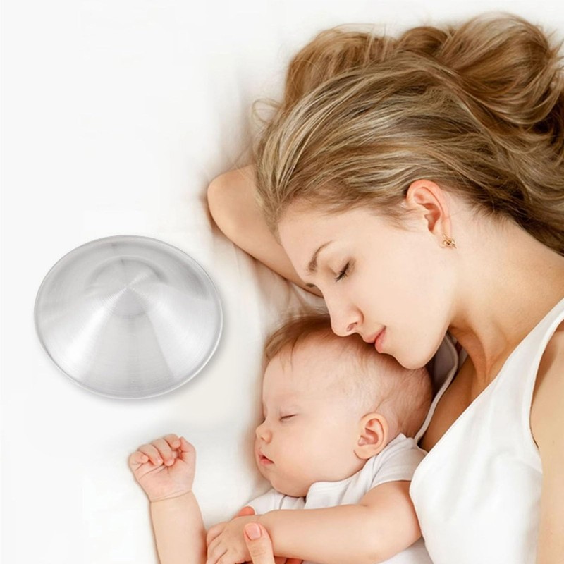 Silver Nursing Cup Pure Silver Breastfeeding Nipple Protectors Nipple Covers