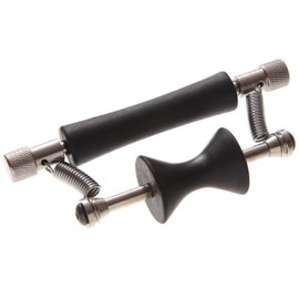 Phoenix One-Touch Guitar Capotasto [Type Glider the Rolling Capo] Cleaning Fiber Cloth / Manufacturer Warranty Card (Set of 3) Black