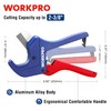 WORKPRO Ratchet PVC Pipe Cutter Tool, Up to 2-1/2", Pex